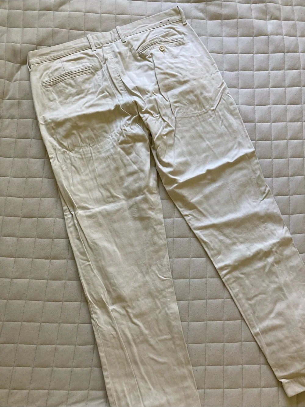 J. Crew Men’s Cream Chino Pants